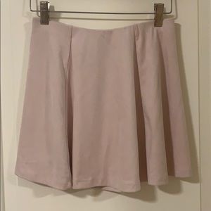 Forever 21 Baby Pink Pleated Skirt